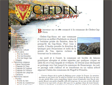 Tablet Screenshot of cleden-cap-sizun.com